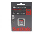 SANDISK 16GB ULTRA SDHC  CLASS 10 200x up to 30Mbps